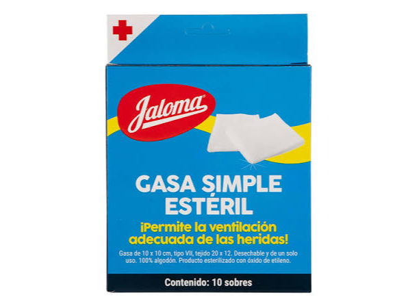 Gasa jaloma grande 10x10 cm 10pz