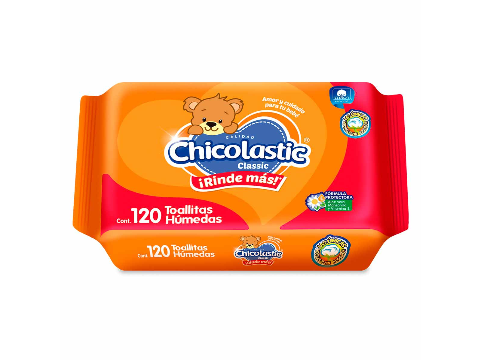 toallitas humedas chicolastic repuesto 120pz