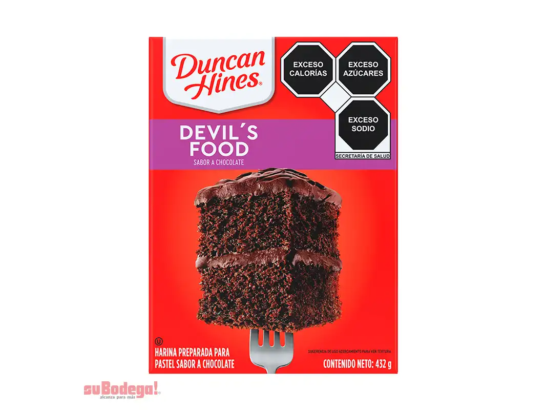 harina duncan hides chocolate devils 432gr