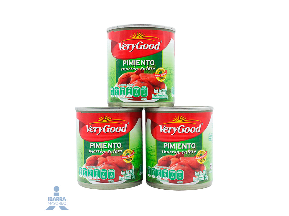 Pimiento Morron Entero Very Good 220gr