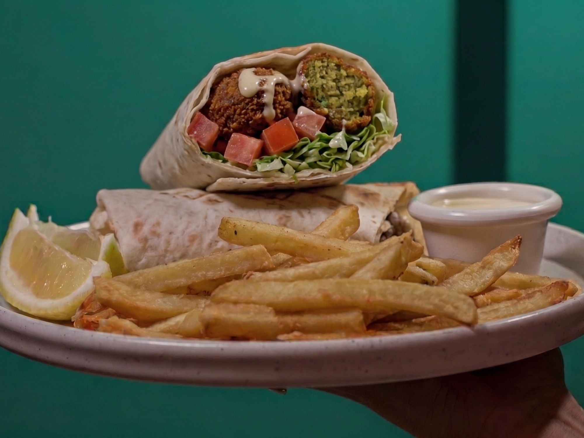 Shawarma de Falafel (Opción veggie)
