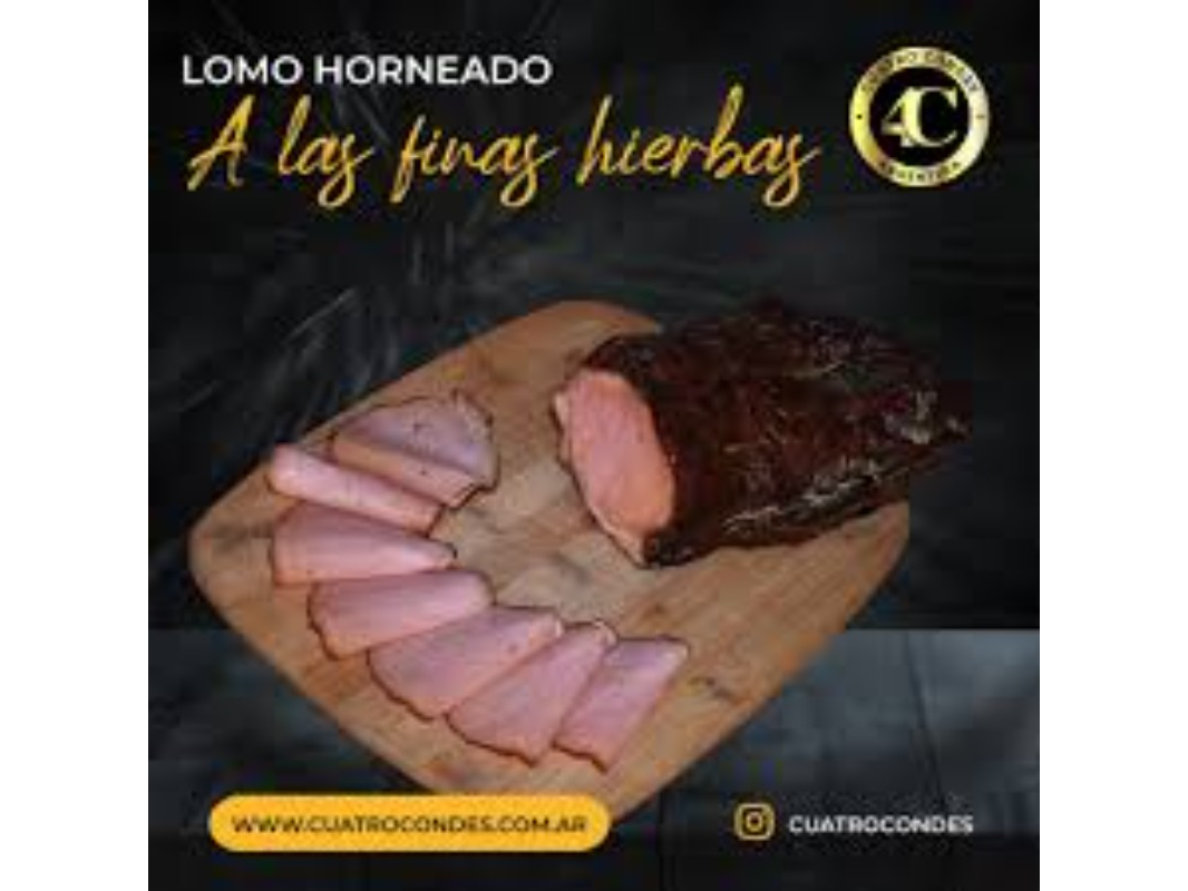 Lomo Horneado Finas Hierbas Cuatro Condes