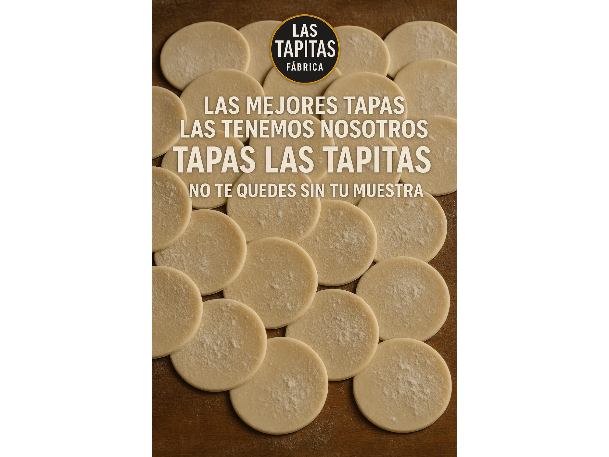 Tapas de Empandas x 100 tubos