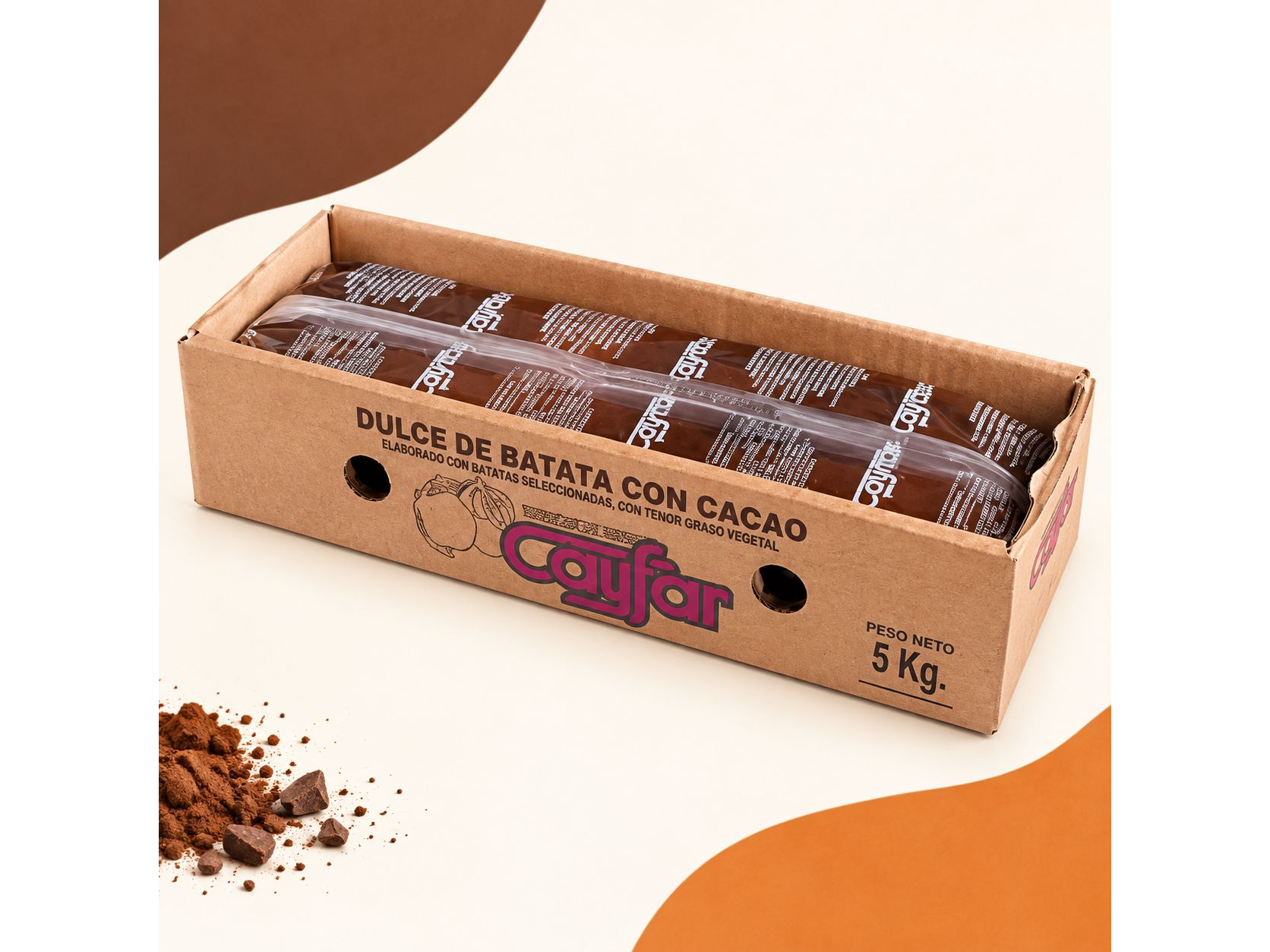 Cajon Batata con Cacao Cayfar