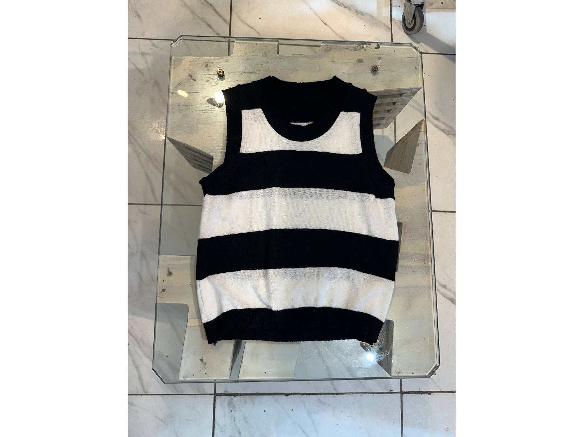 Musculosa tejida a rayas