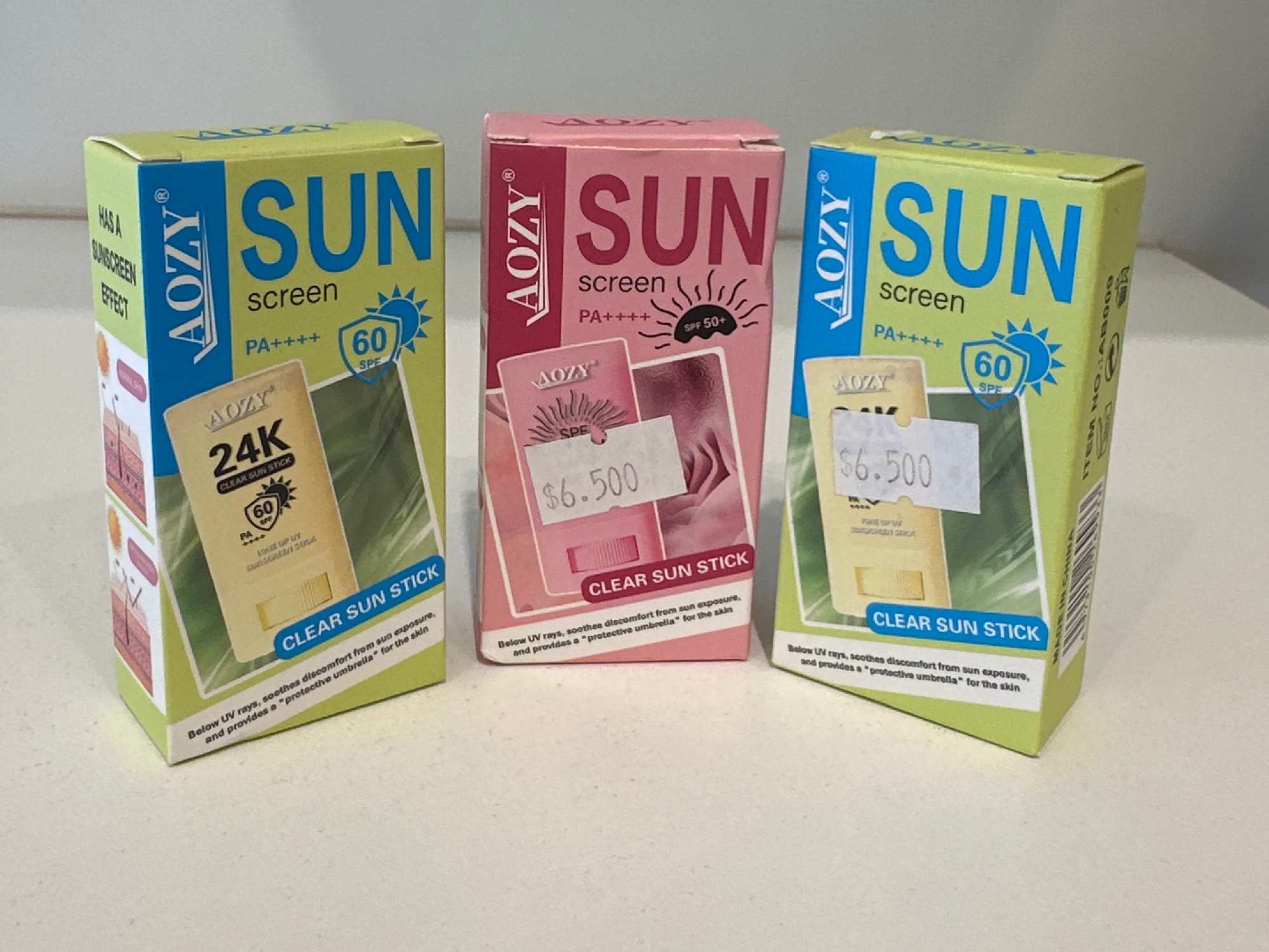 Protector solar en barra