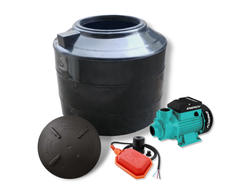 Tanque bicapa 400 lts + Automático + Bomba periférica Energy