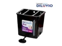 Calefón plástico 20 lts - eco black - Diluvio