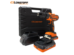 Taladro a batería con percutor - Lusqtoff