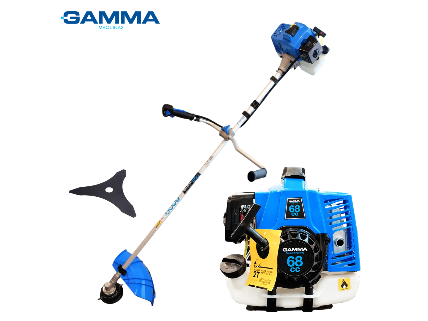 Desmalezadora motoguadaña 68 cc - Gamma