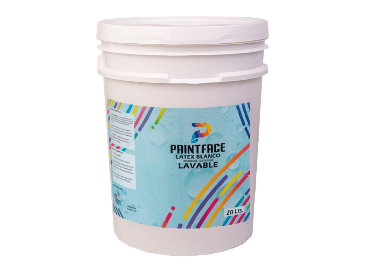 Latex lavable blanco 20 lts - Paintface