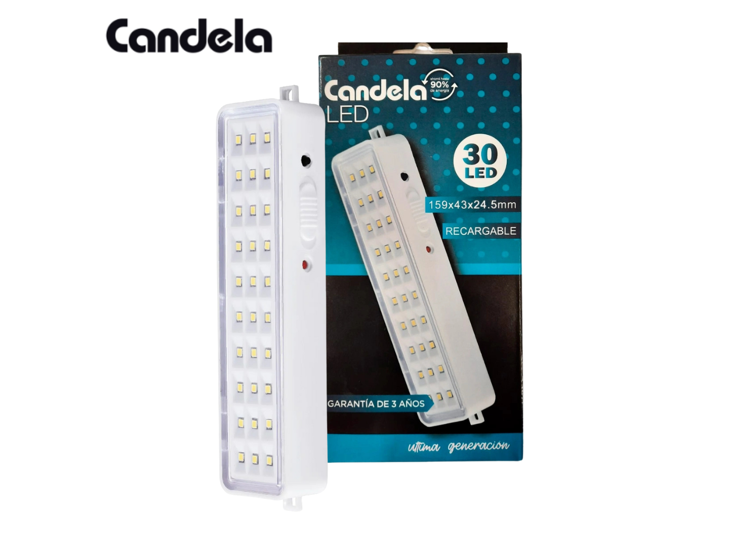 Luz de emergencia 30 led - Candela