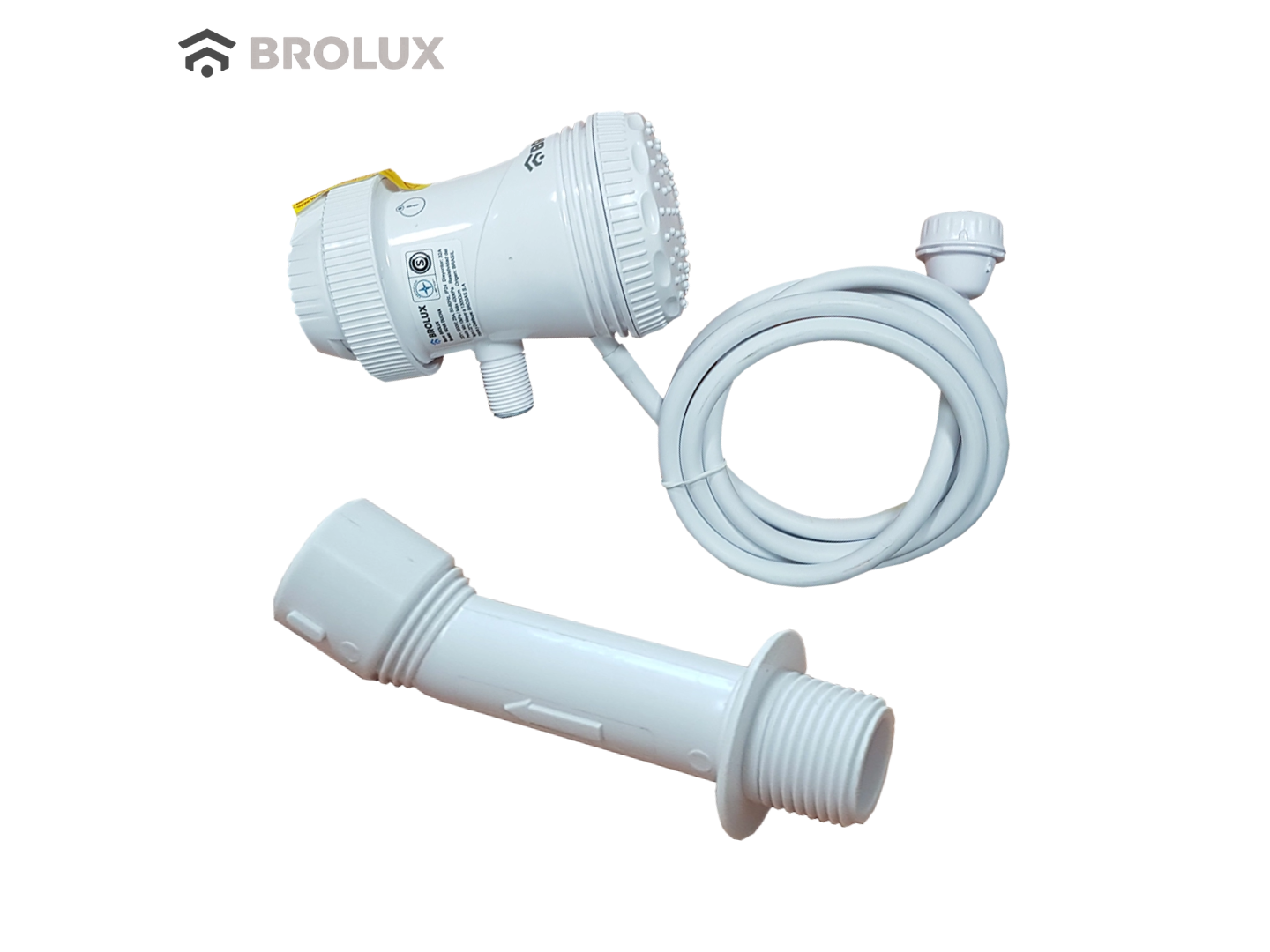 Ducha eléctrica + extensor 10 cm - Brolux