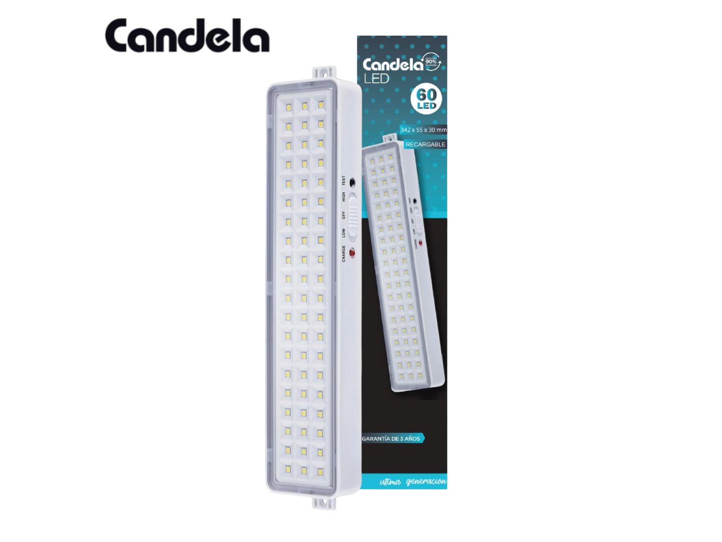 Luz de emergencia 60 led - Candela