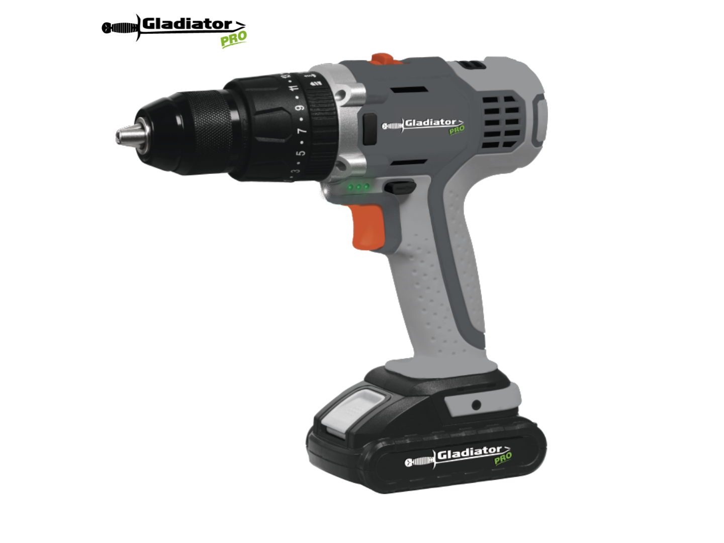 Taladro percutor recargable 18V - Gladiator