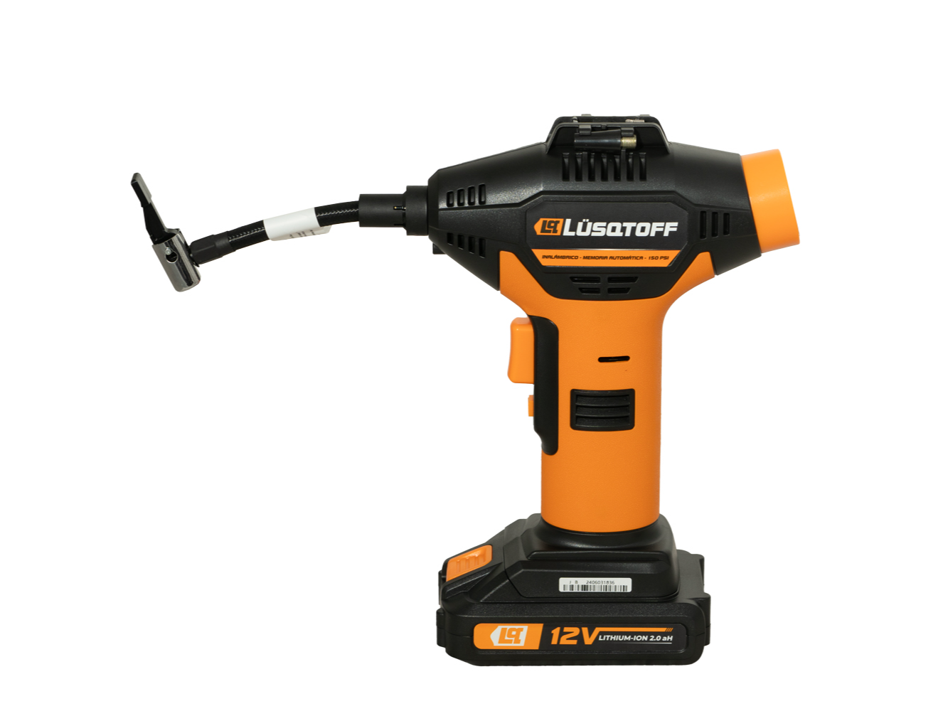Inflador a bateria con medidor digital - Lusqtoff / IL150-8