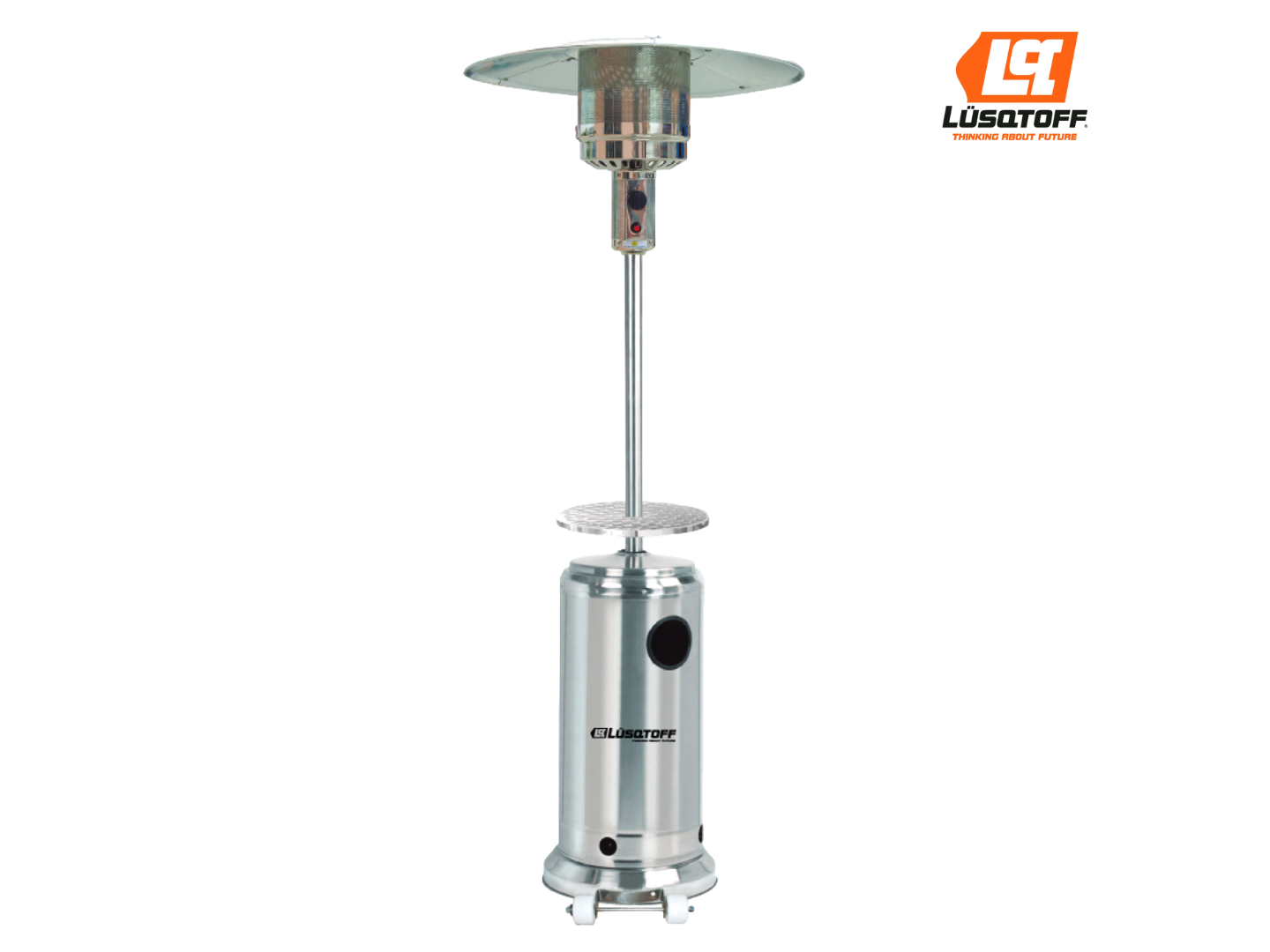 Calefactor tipo hongo plateado - Lusqtoff / JK-1008P