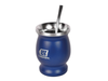Mate azul con bombilla 300ml - Lusqtoff / MATLA-8B