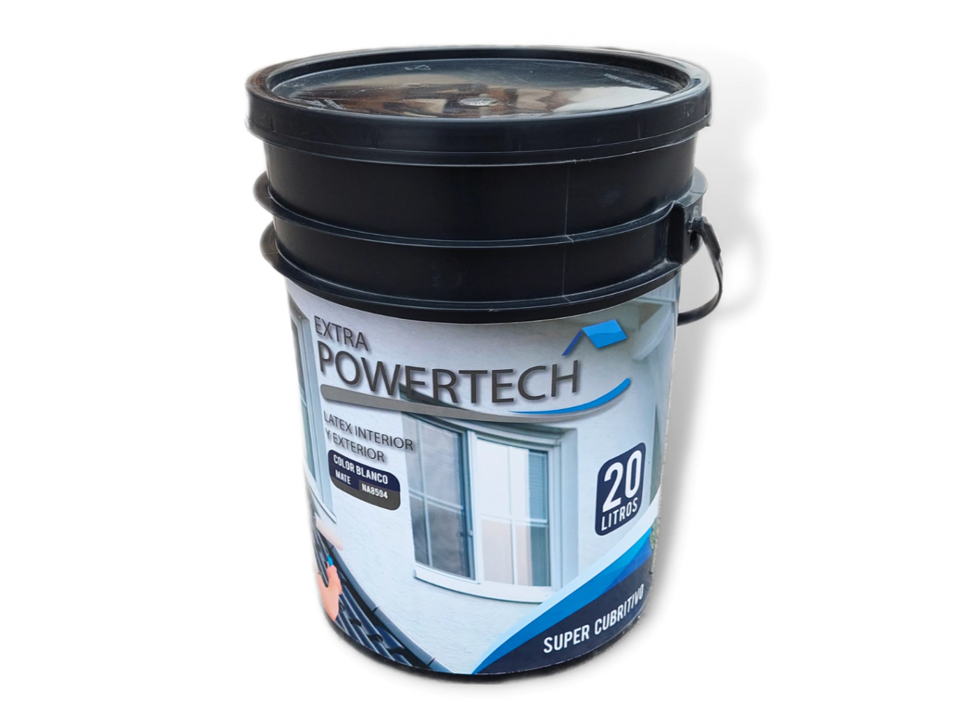 Latex blanco mate 20 litros - Powertech / NA8594