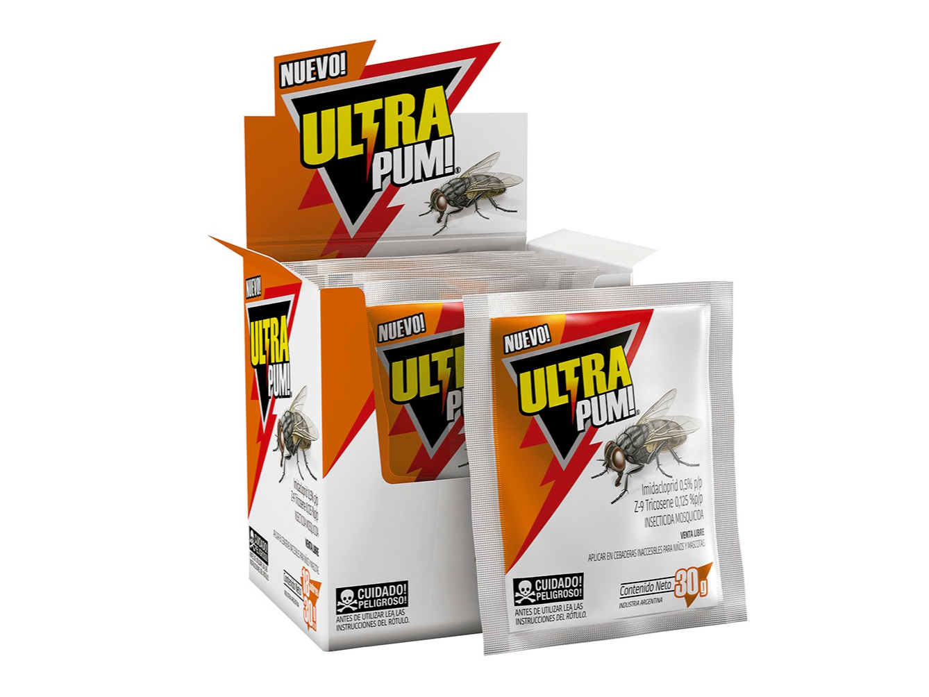 Mosquicida en cebo granulado 30g - Ultra Pum / 6-1010