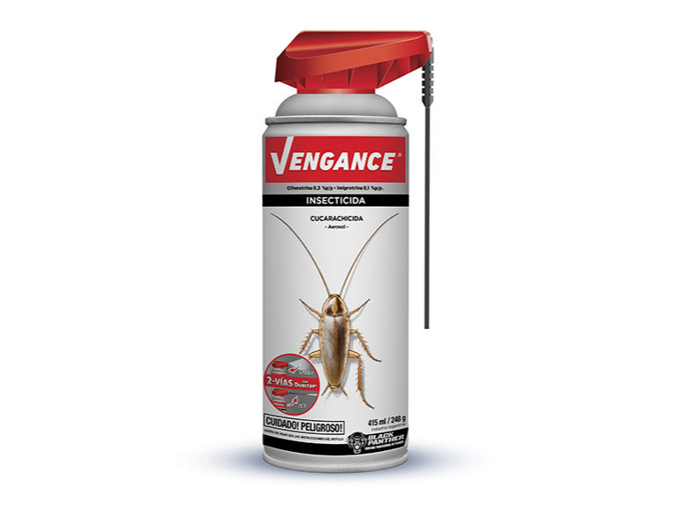 Aerosol cucarachicida con doble actuador - Vengance dualtap / 6-1300