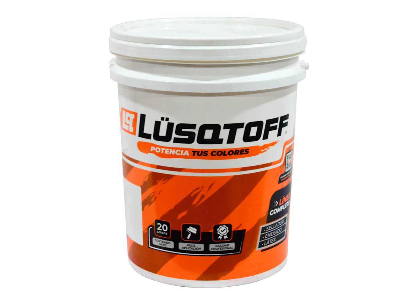 Latex blanco 10 lts int/ext - Lusqtoff / LLEXT10-8