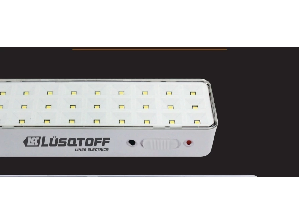 Luz de emergencia 30 leds - Lusqtoff / LQE-EME30F