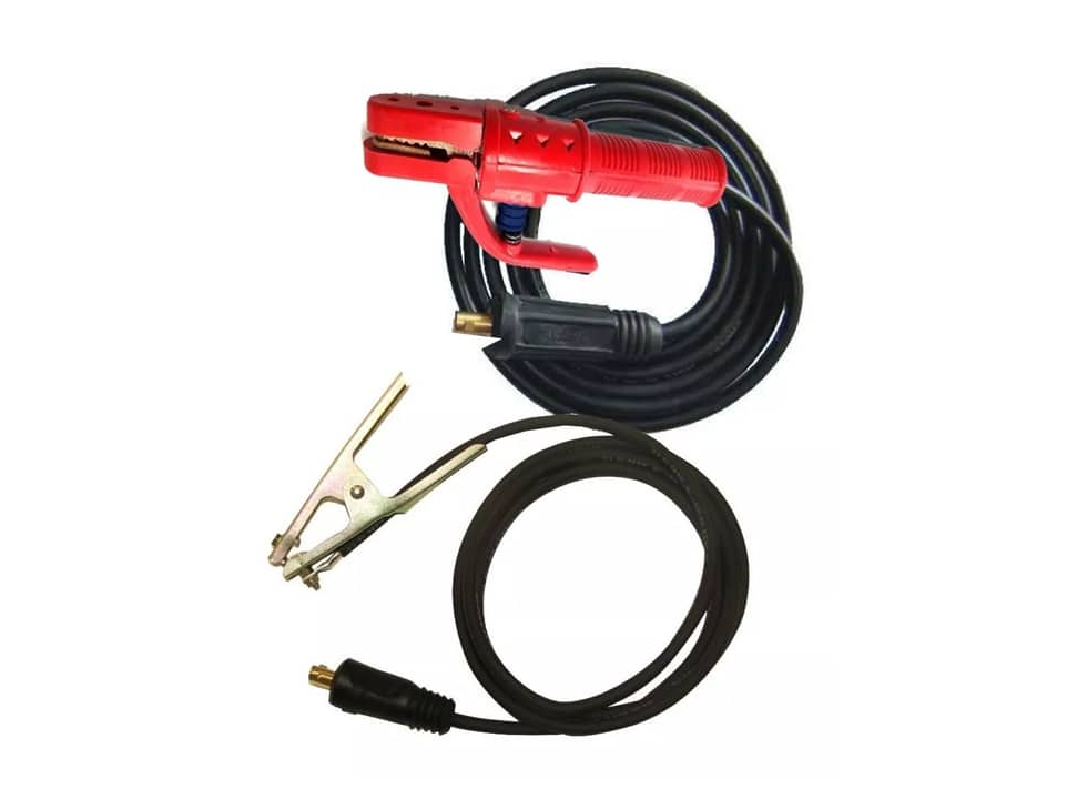 Juego pinza masa porta electrodo para soldadora - Lusqtoff / RIRON300R10
