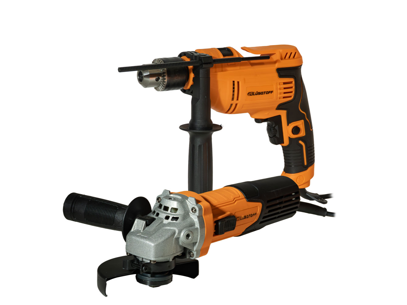 Taladro percutor 13 mm + Amoladora angular115 mm - Lusqtoff / LPACK004-7