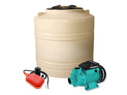Tanque tricapa 400 lts + Automático + Bomba periférica Energy