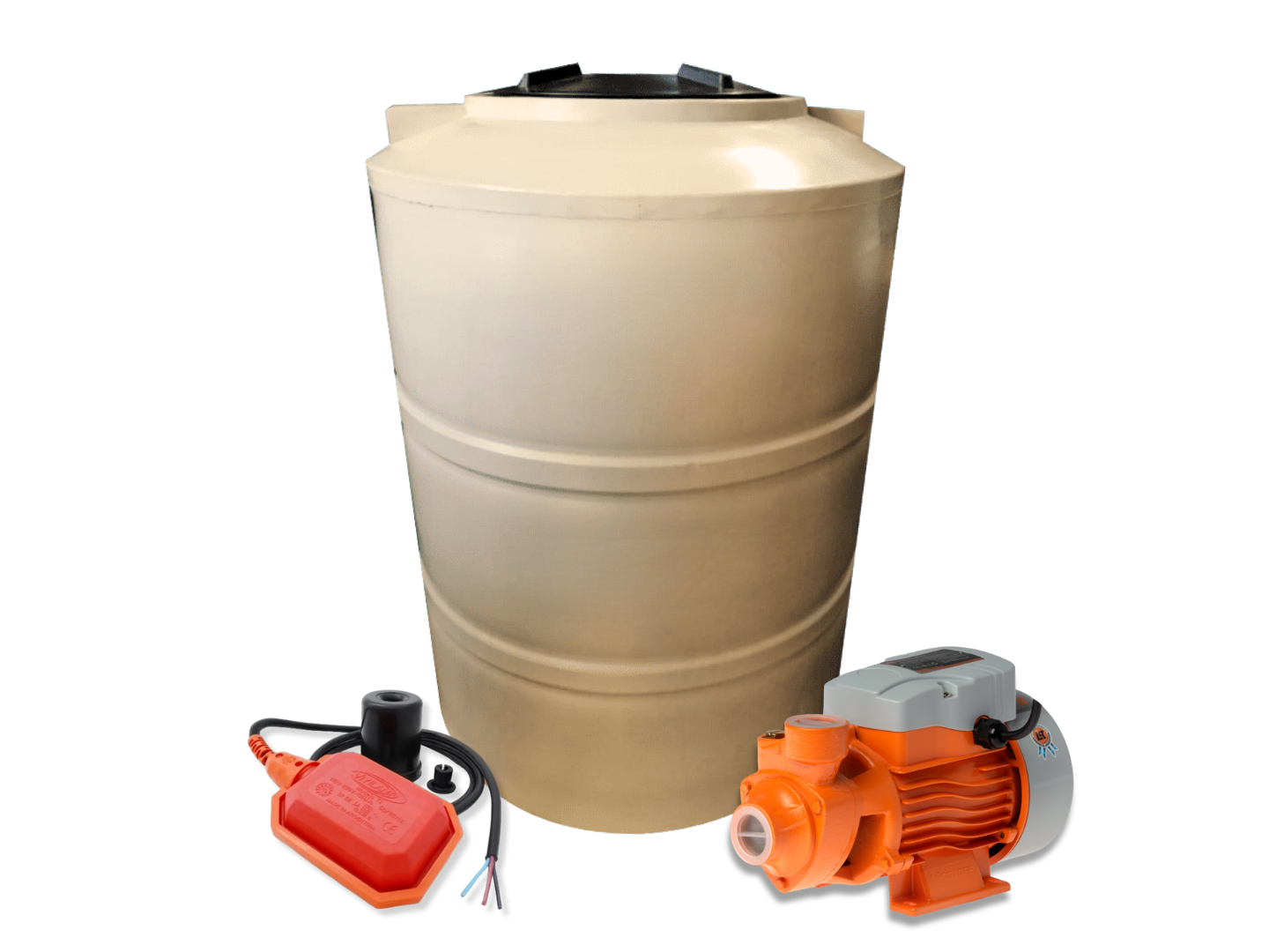 Tanque tricapa 600 lts + Automático + Bomba periférica Lüsqtoff