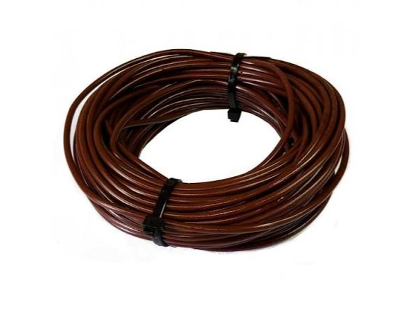 Cable unipolar marrón 1 x 1 mm normalizado x metro / CUNM1X1