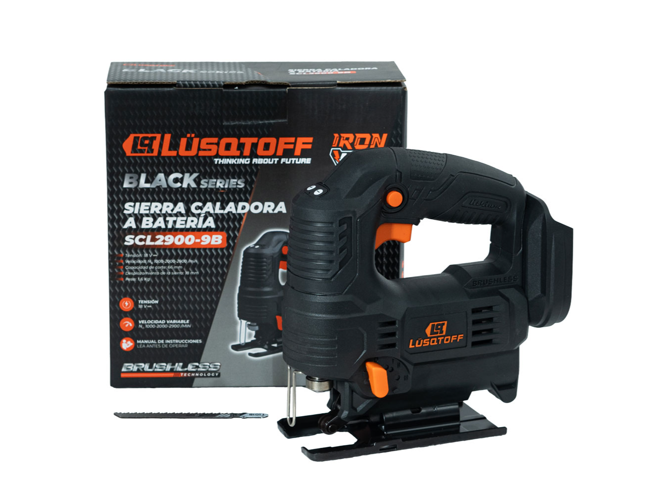 Sierra caladora a batería 18V - Lüsqtoff