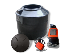 Tanque bicapa 400 lts + Automático + Bomba periférica Black and Decker