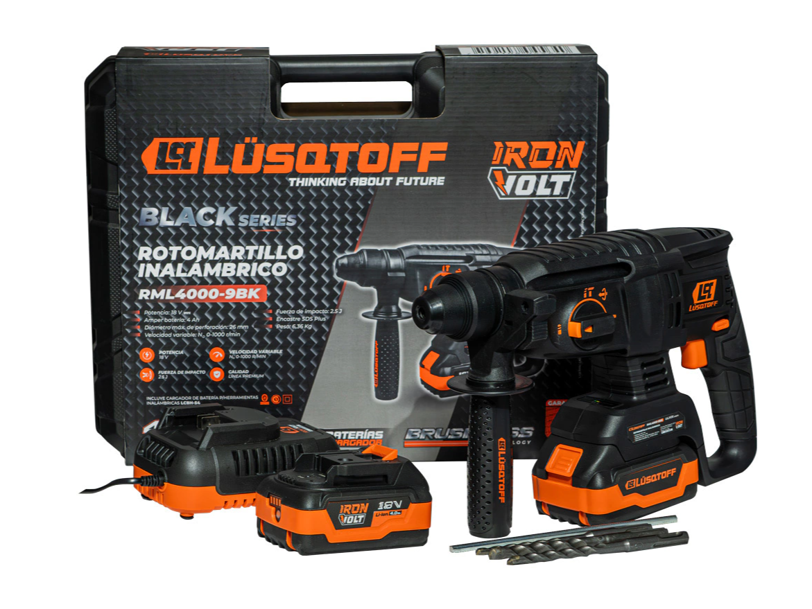 Rotomartillo recargable 18V - Lüsqtoff