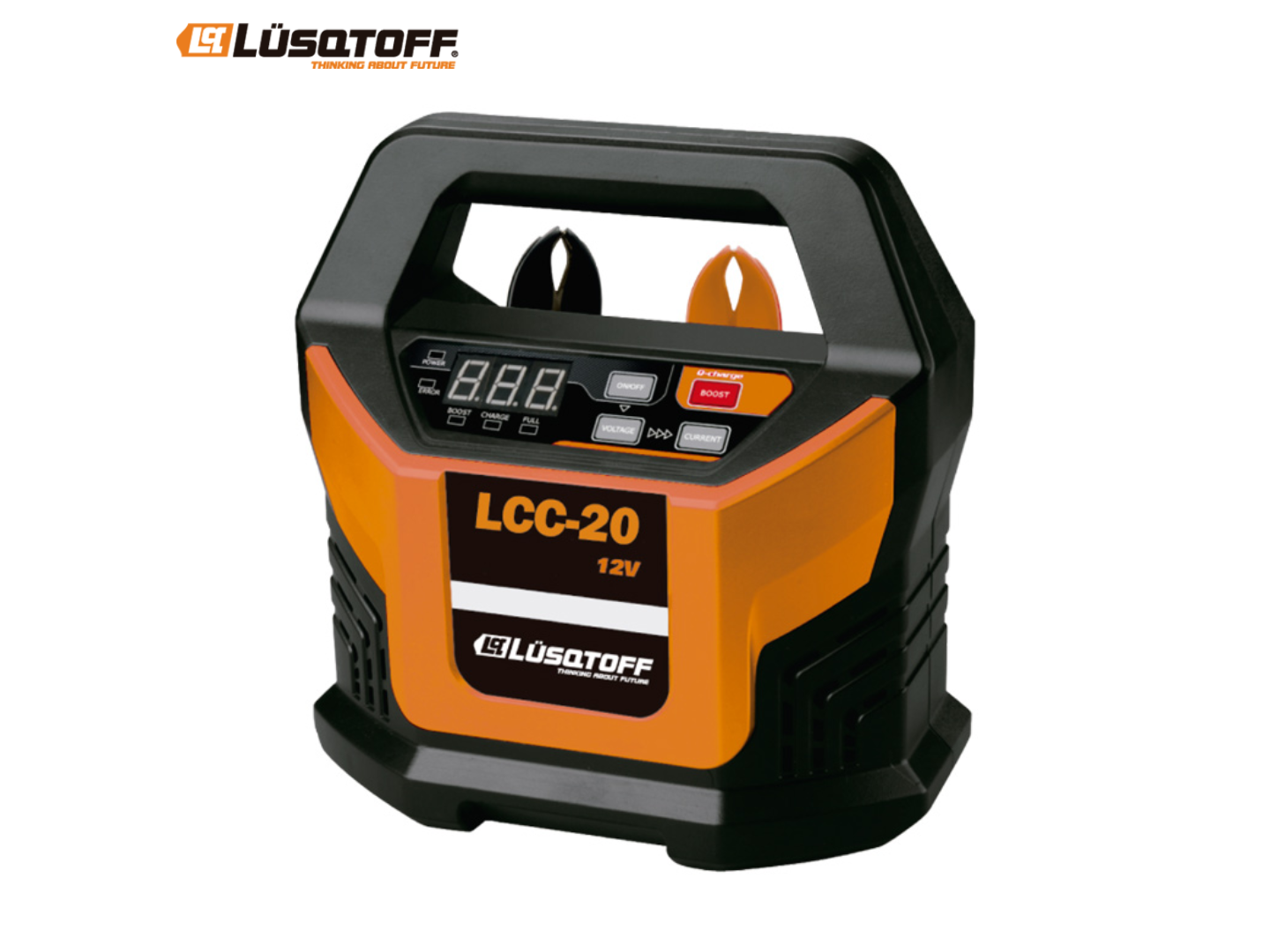 Cargador inteligente 12V LCD - Lusqtoff
