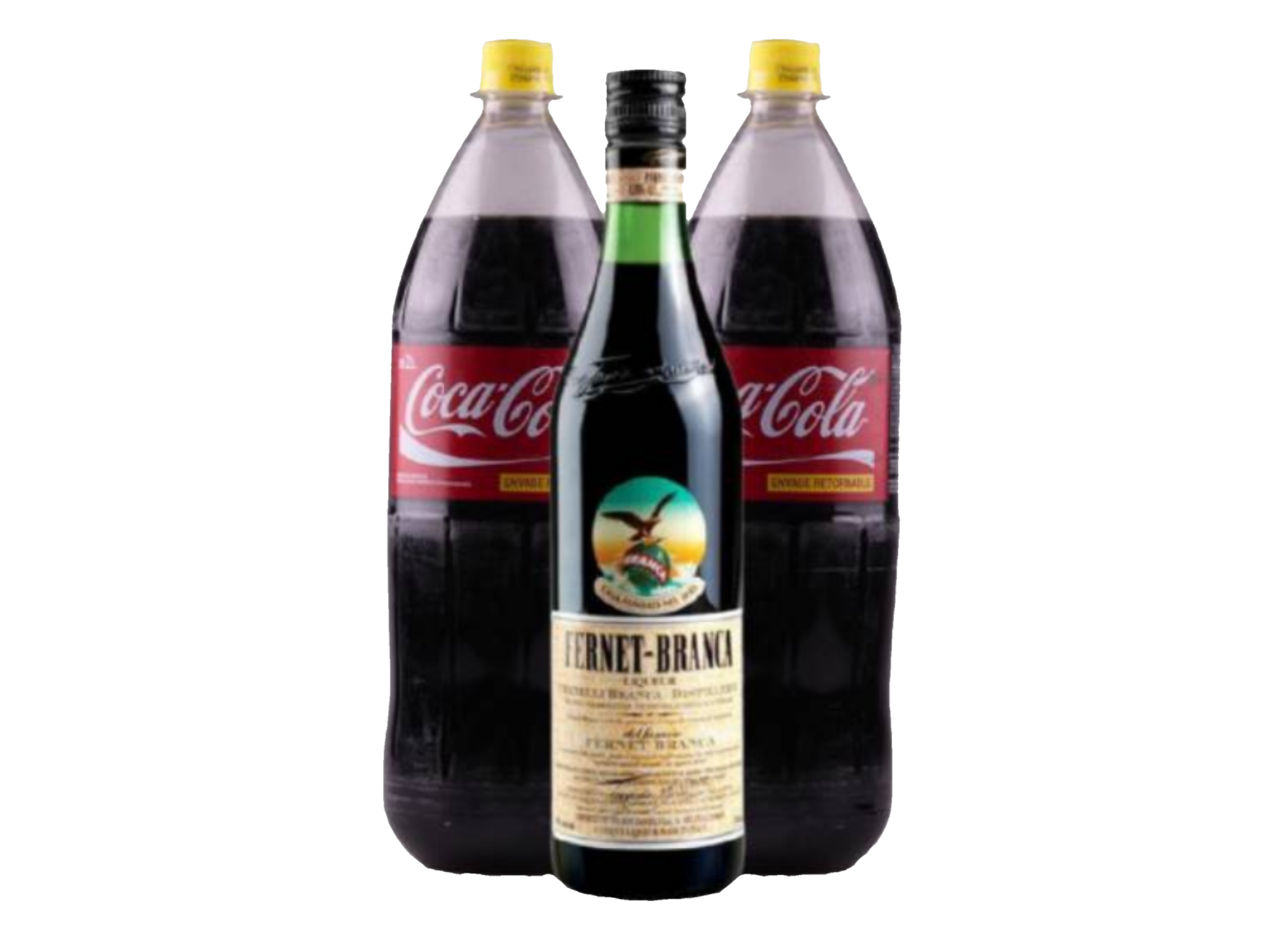 1 FERNET 750CM + 2 COCA COLA 2L RETORNABLE