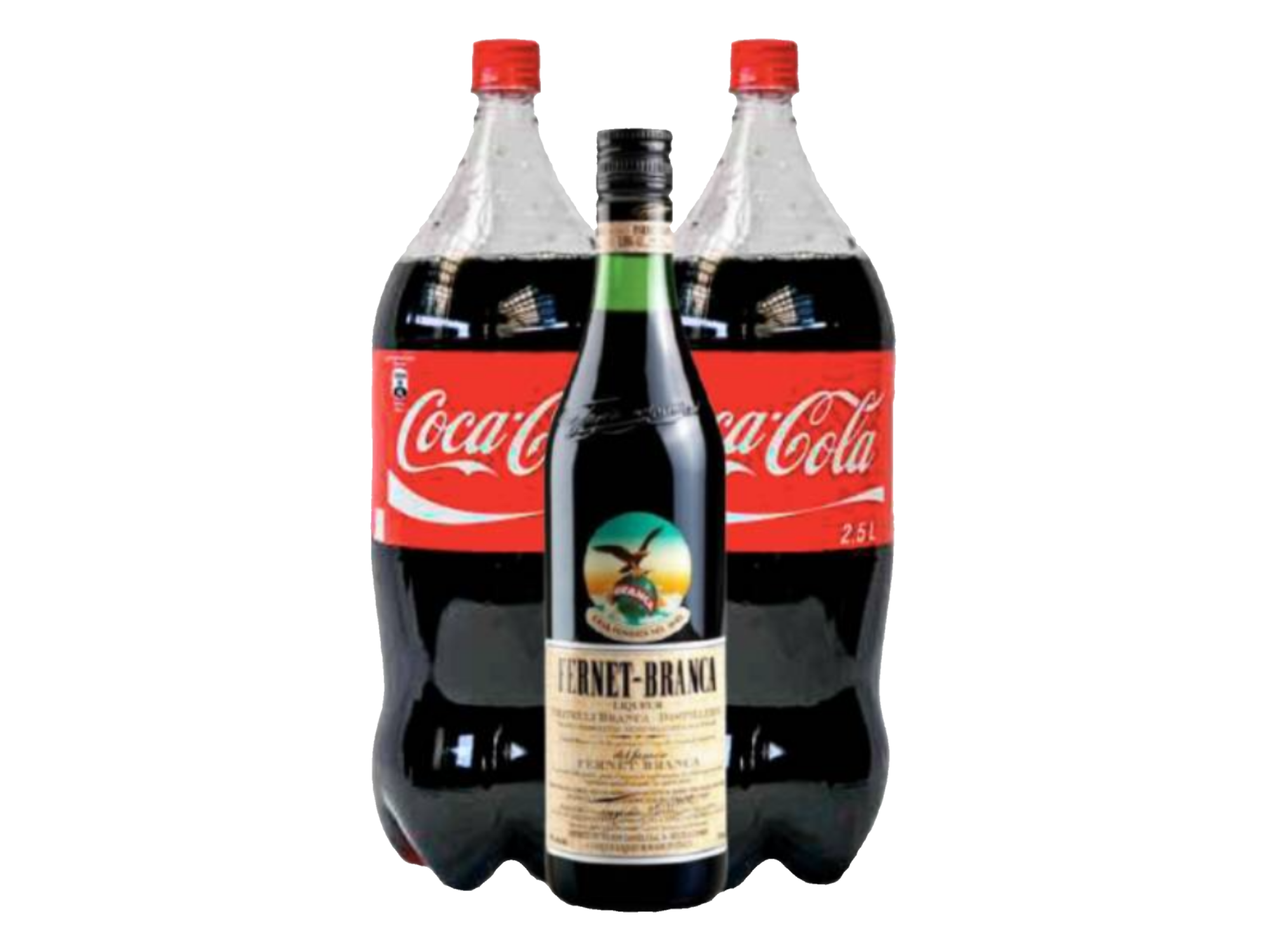 1 FERNET 750CM + 2 COCA COLA 2,25L