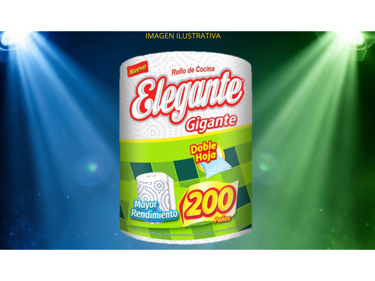 ROLLO PAPEL MULTIUSOS 200 PAÑOS ELEGANTE