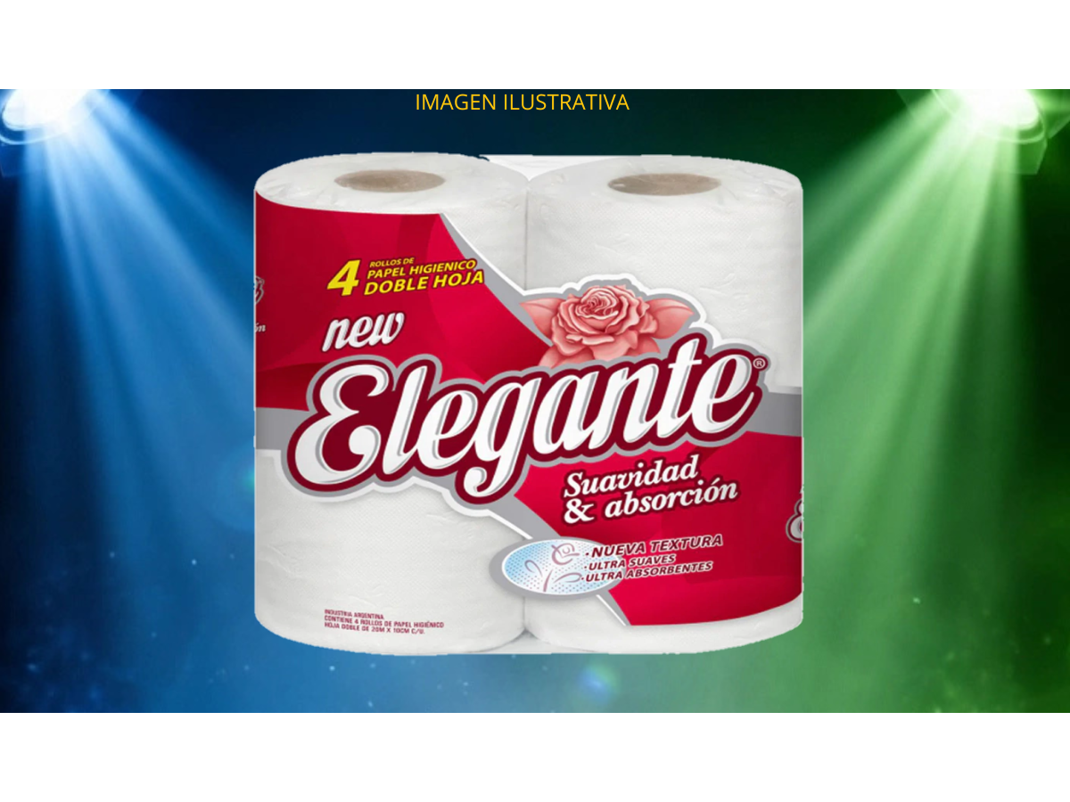 PAPEL HIG  ELEGANTE DOBLE HOJA 4X20 MTS