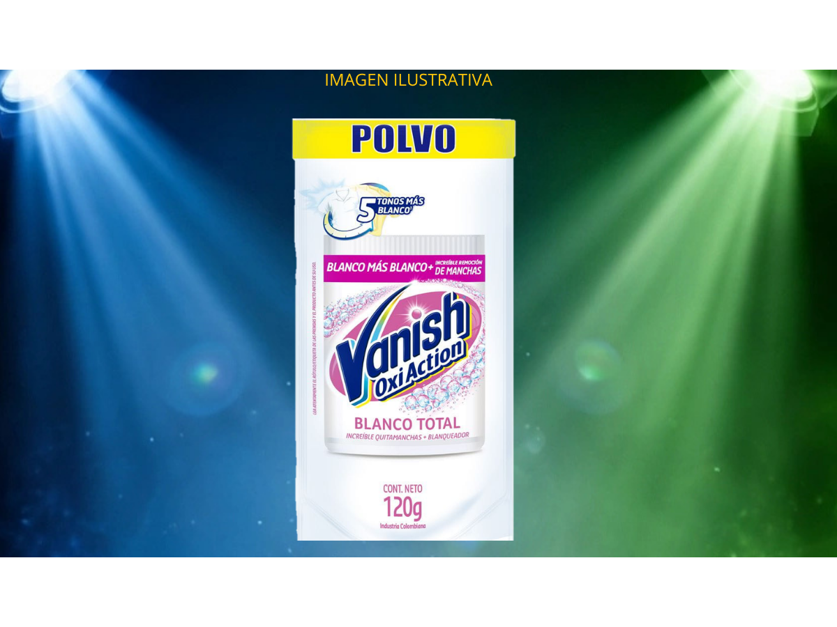 VANISH BLANQUEADOR SIN CLORO 120GS