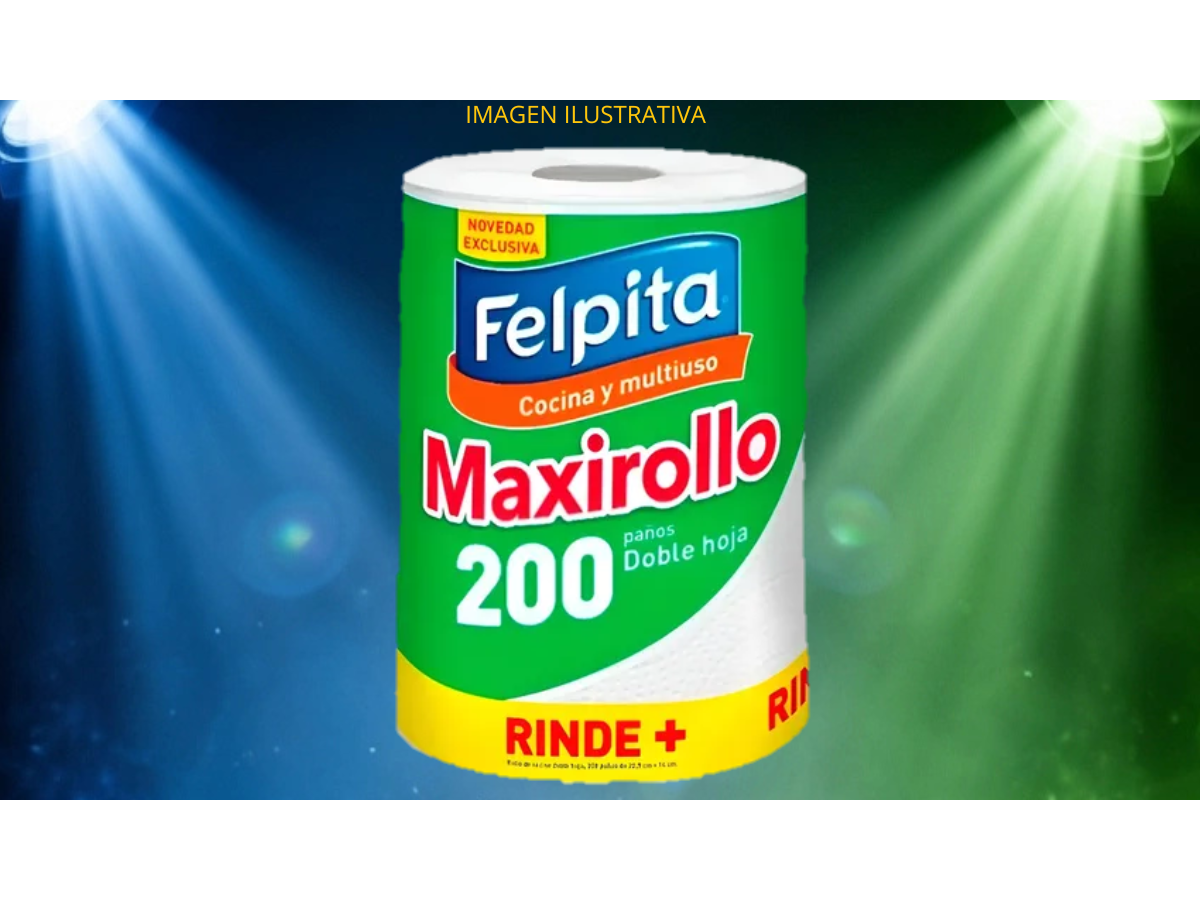 ROLLO DE COCINA XL FELPITA DOBLE HOJA