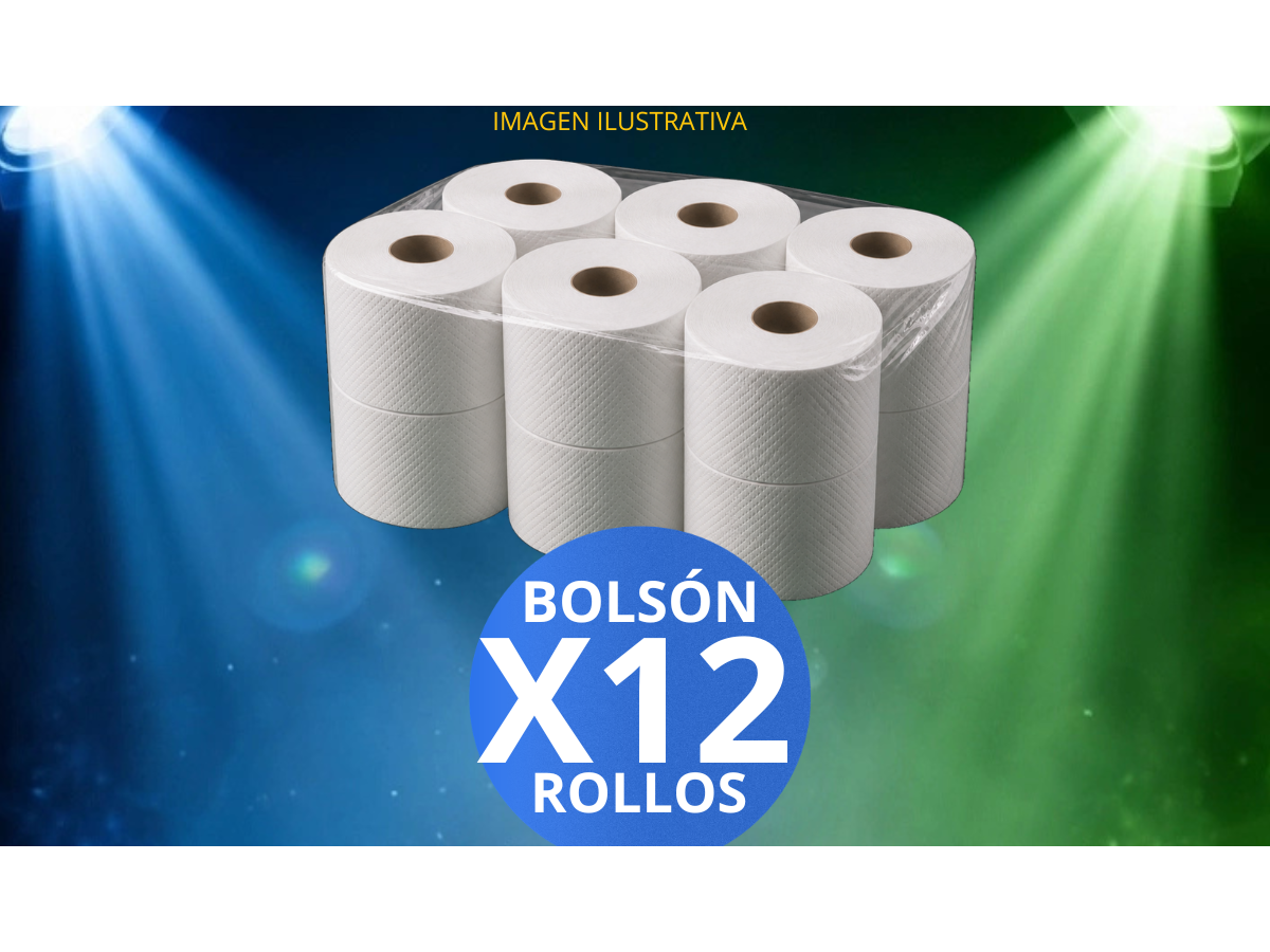 BOLSÓN PAPEL HIGIÉNICO X 12 UNI