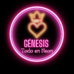 Logo Génesis todo en Neon y más
