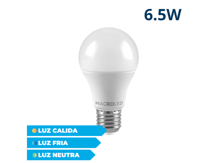 LAMPARA LED 6,5W NEUTRO MACROLED