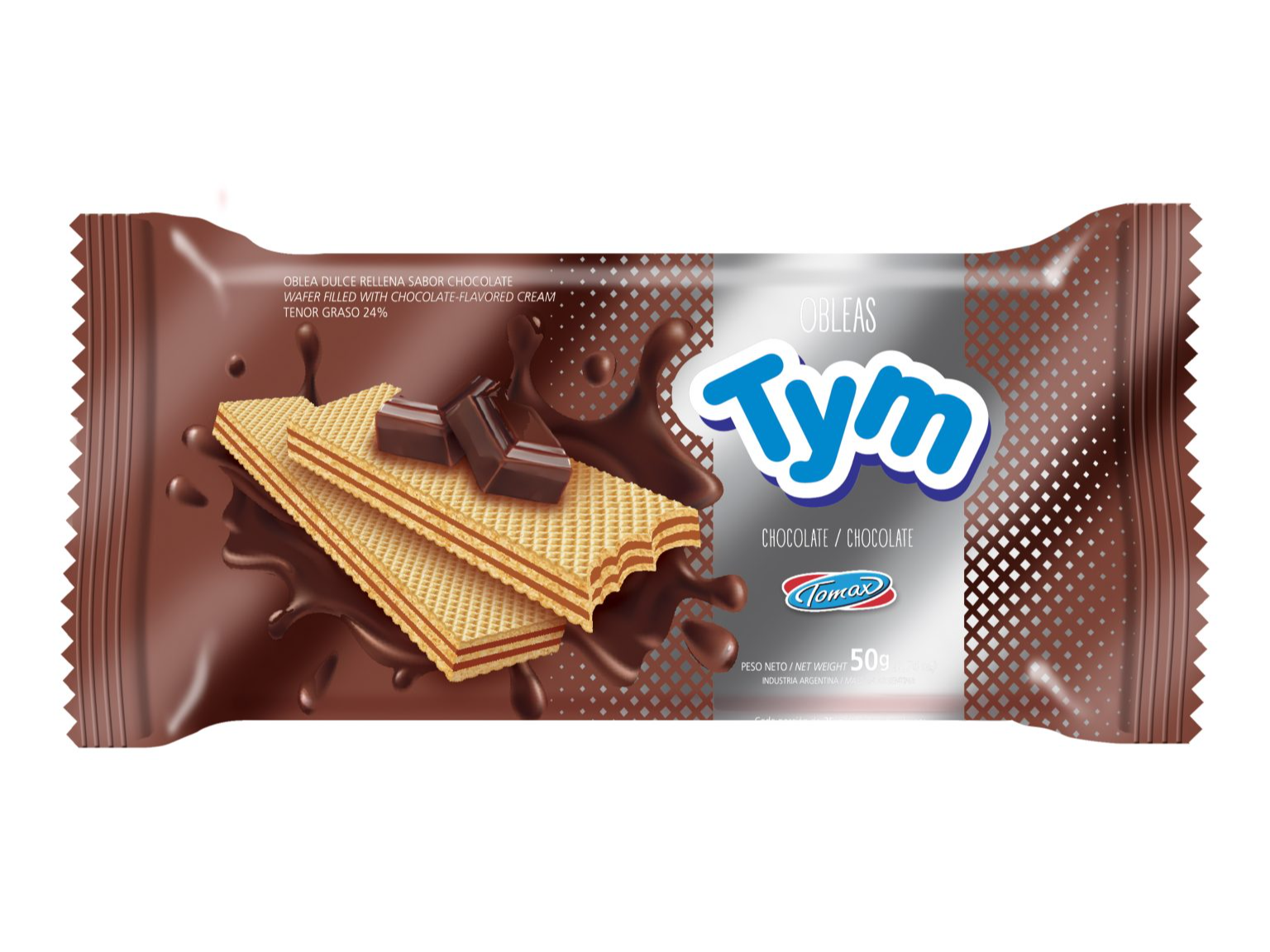 OBLEA TYM CHOCOLATE X 50 GRS