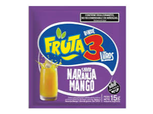 JUGO EN POLVO X12 DISP X 18U - NAR-MANGO ( Rinde 3LT )