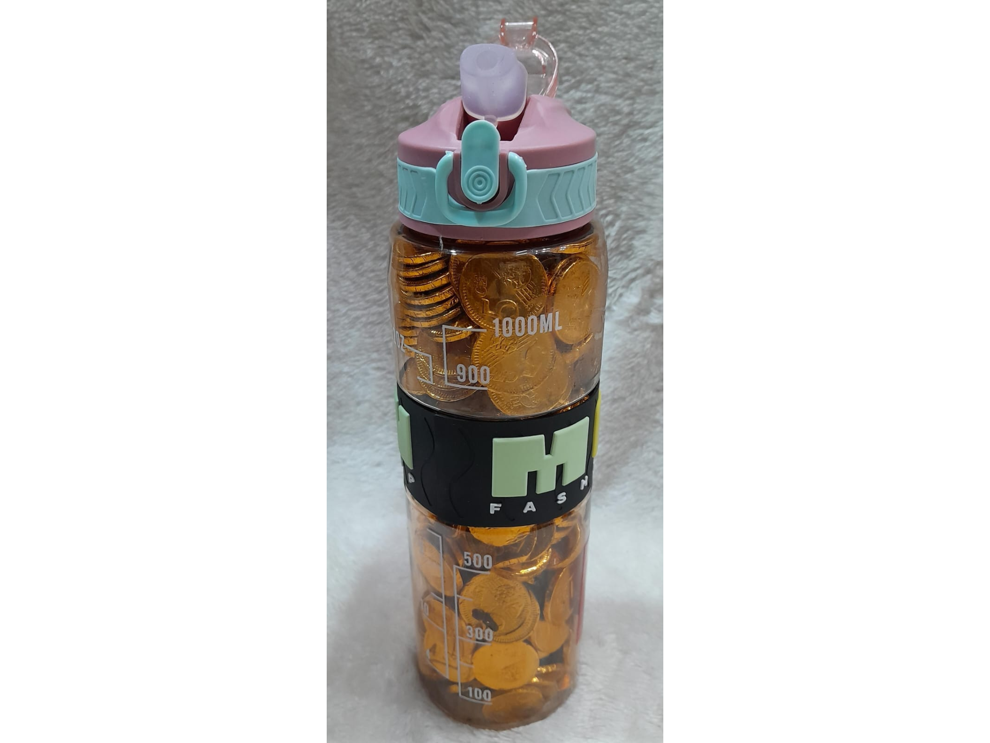 BOTELLA AGUA CON CHOCOLATE 12X280