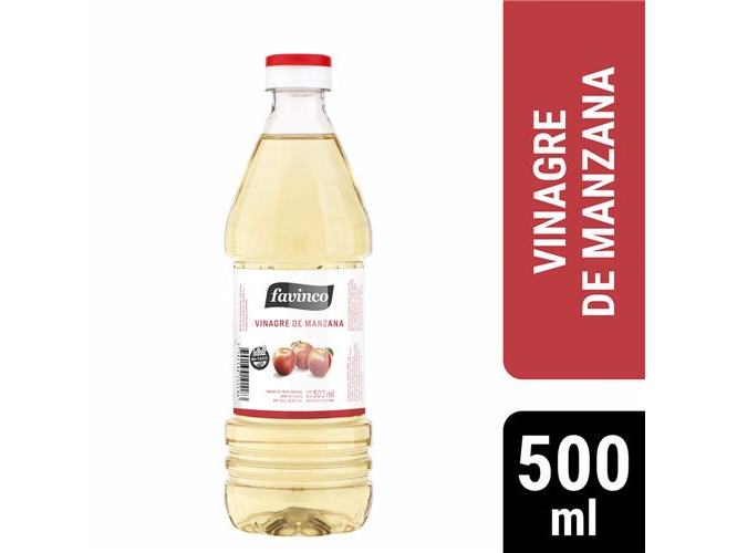 VINAGRE MANZANA FAVINCO 500ML X12
