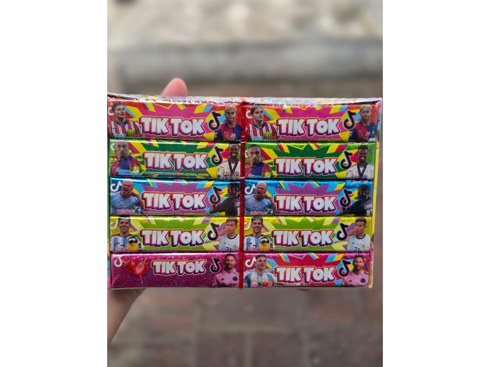 CHICLES TIK TOK JUGADORES 30*20